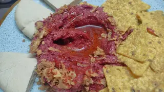 Pink Humus De Garbanzos Con Remolacha