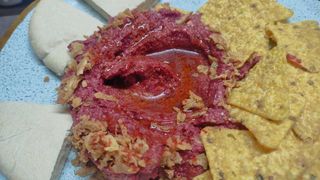 Pink Humus De Garbanzos Con Remolacha