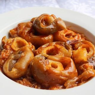 Cow feet stew(ox trotters) with ugali