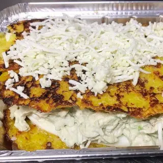 Cachapa con queso y reina