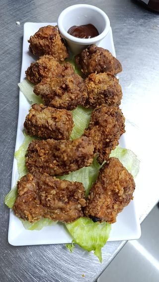 Costillas rebozadas caseras (ración)