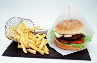 Meniu hamburger vegan