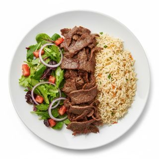 Menú plato de arroz