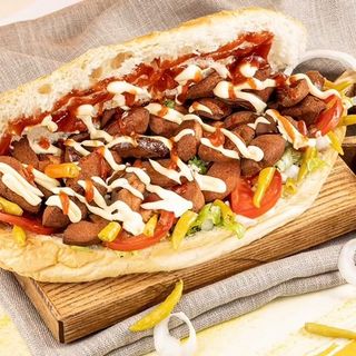 მექსიკური ჰოთ-დოგი პურში + კოლა + ფრი