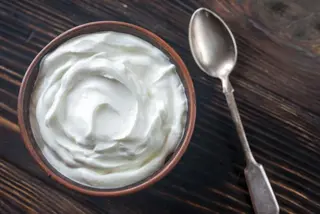 Sweetened greek yoghurt