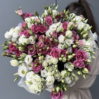 Bukiet eleganckiej eustomy 