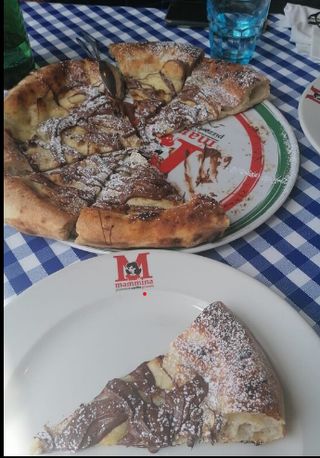 Pizza con Nutella