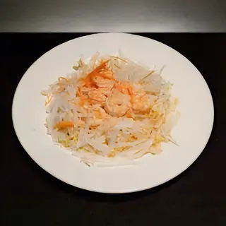 Ensalada De Gambas Con Brotes De Soja