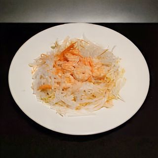 Ensalada De Gambas Con Brotes De Soja