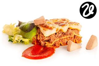 Lasaña de ternera a la boloñesa