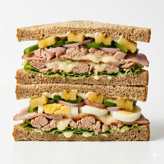 Sándwich Especial Con Piña