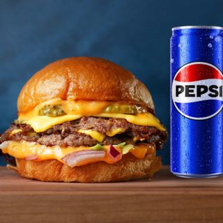 Standard double + Pepsi Max 0.33