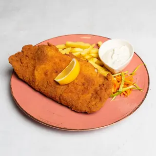 Pileći zagrebački odrezak, pomes, tartar