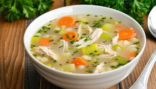 Пилешка супа застроена (350г)