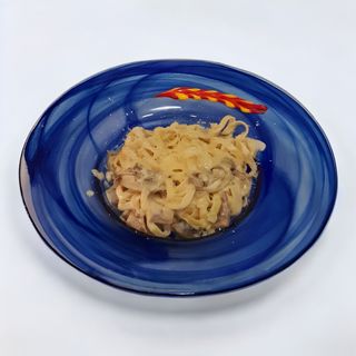 Tagliatelle polo e funghi