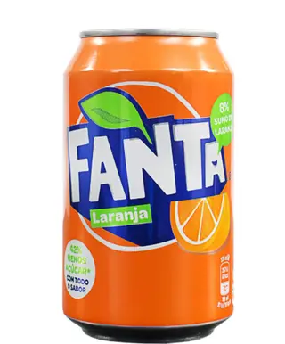 Fanta Laranja Lata 330ML