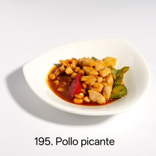 Wok de pollo picante