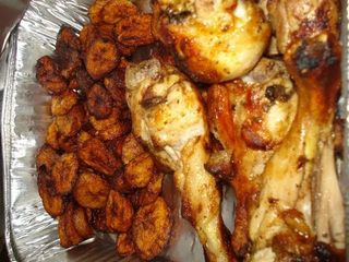 Plat De Poulet Braisé + Alloco & Pain