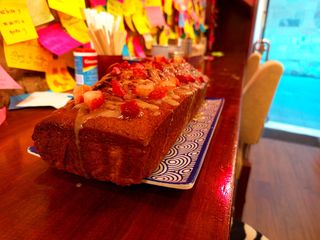 Bizcochos especiales de fresa (porción)