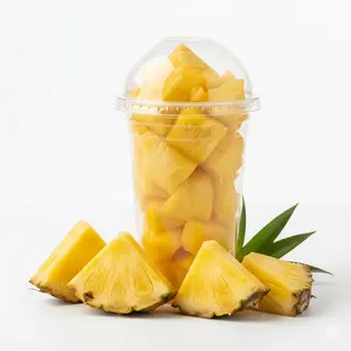 Découpe d'ananas