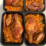 Jollof Rice and chicken