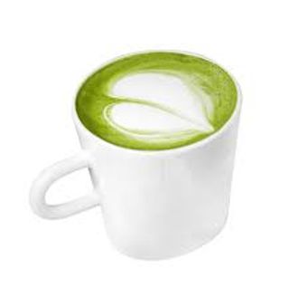 Tazza di tè verde giapponese caldo