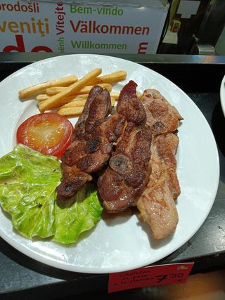 Chuleta de pavo a la plancha