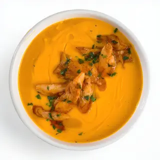 Supa crema de pui cu legume