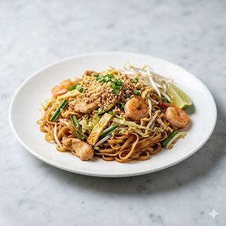 Pad Thai Con Salsa De Soja