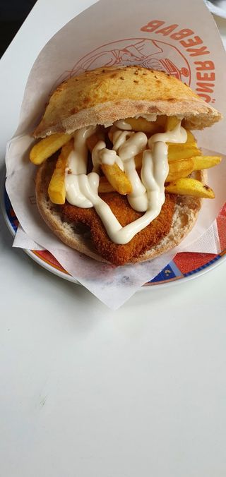 Panino cotoletta di pollo