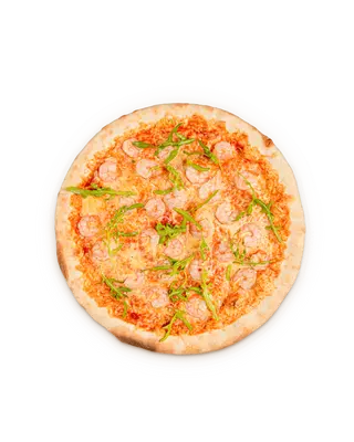 Пицца Руккола креветки (350 гр.)