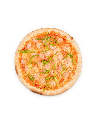 Пицца Руккола креветки (350 гр.)