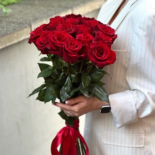 Bukiet z czerwonych róż