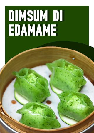 Dim sum di edamame con tartufo - 4 pezzi