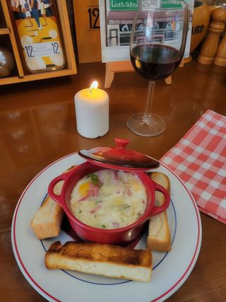 Œufs Cocotte Bio con truffa