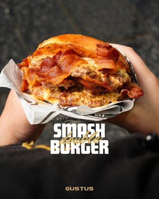 Double smash burger