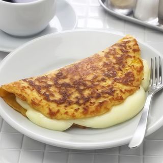 Cachapa de queso blanco y guayaba