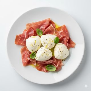 Prosciutto crudo e mozzarella