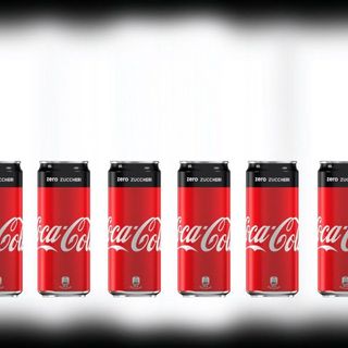 6 x lattina di Coca-Cola zero