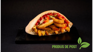 Sandwich Inele de Ceapă - de Post fără Mozzarella