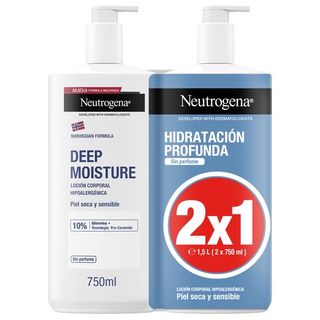Neutrogena Deep Moisture Loción Corporal 2X750 Ml