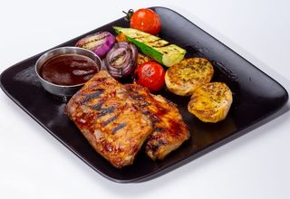 Бавно печени свински ребра  (400г)