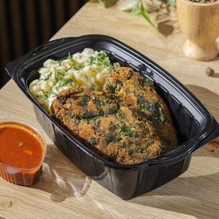 ისპანახის კოტლეტი და პიურე