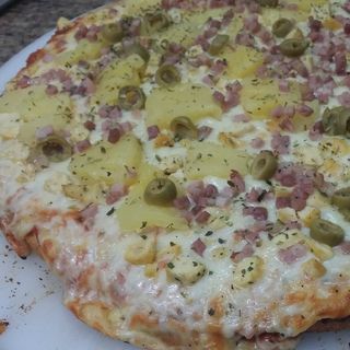 Pizza piña sin gluten