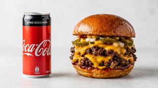 Smash burger con bevanda a scelta