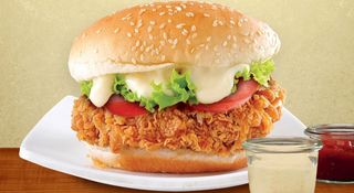 106. Chicken burger speciale