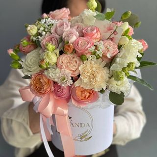 Квіти в коробці 15154