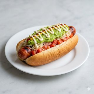 Sándwich Completo (Perrito Caliente Chileno)