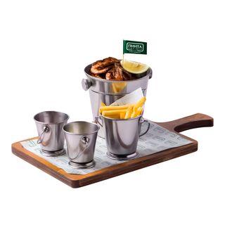 Ведро креветок