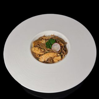 167. Soba con pollo e verdure